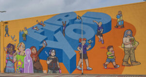 Street art in Nijmegen: geweldige murals.